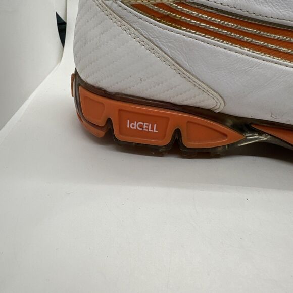 Puma Super Cell Fusion Ice Golf Shoes White, Orange, Silver Size 9.5 (18581607) main image 13